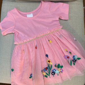 Hanna Andersson tulle dress with flowers